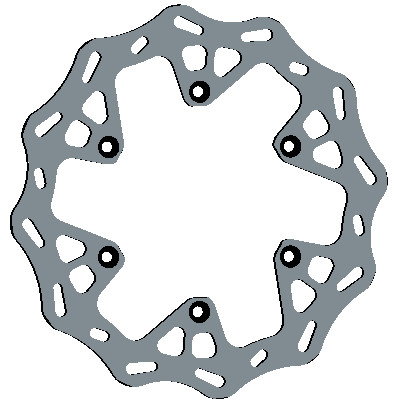 WF4515-Sunstar Sprockets and Chains-WF4515 Rear Fixed